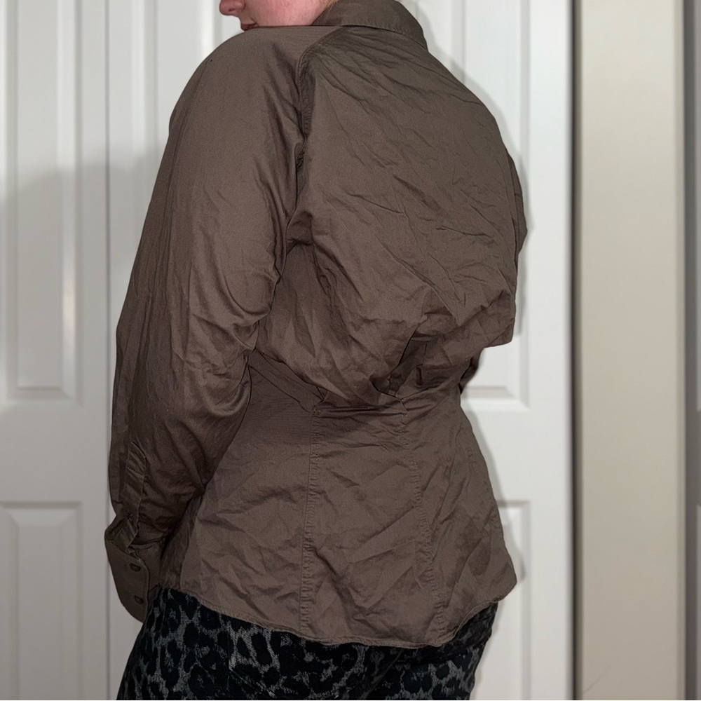 Zara taupe shirt